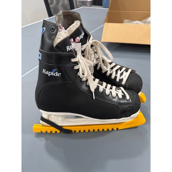 CCM 101 Rapide Black Ice Skates Men's Size 11 - Picture 3 of 6